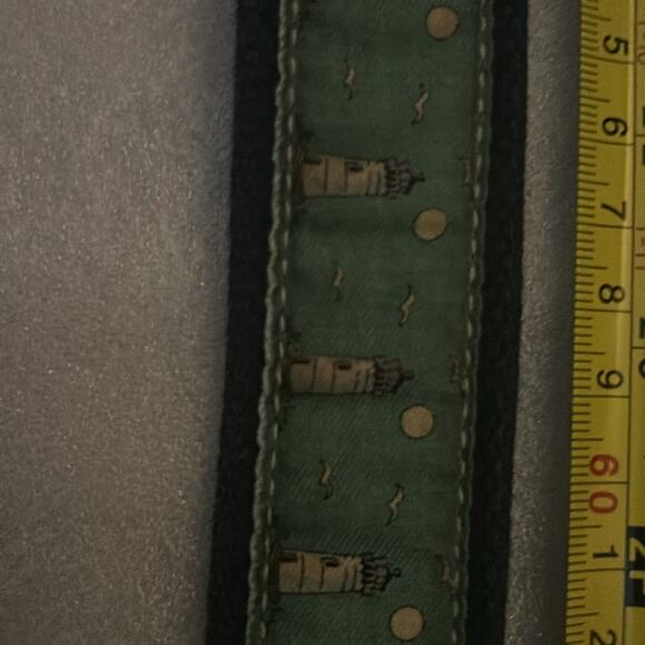 Vineyard Vines Men’s Lighthouse Belt 32 Nautical Costal Preppy Classic Prints - Picture 2 of 10